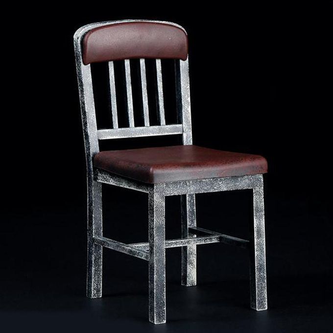 1: 6 Mini Chair Chairs Plastic Furniture For 12 Inch Action Brown