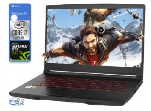 Thin Gaming - Intel Core I7 - 2.6ghz - 512GB SSD - 8GB RAM - Nvidia - Windows 10