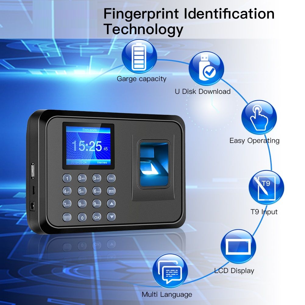 Fingerprint Attendance Machine Intelligent Biometric Time Attendance