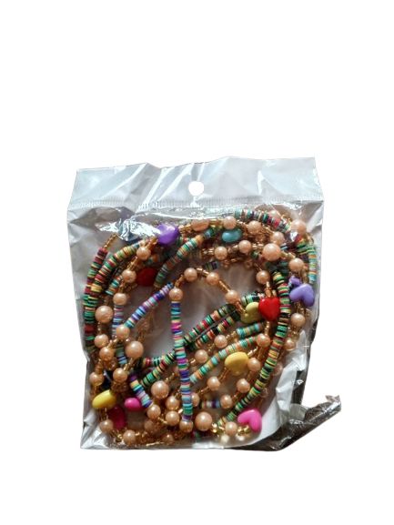Fortified Goodluck Blue Eyes Waist-Beads 3pic