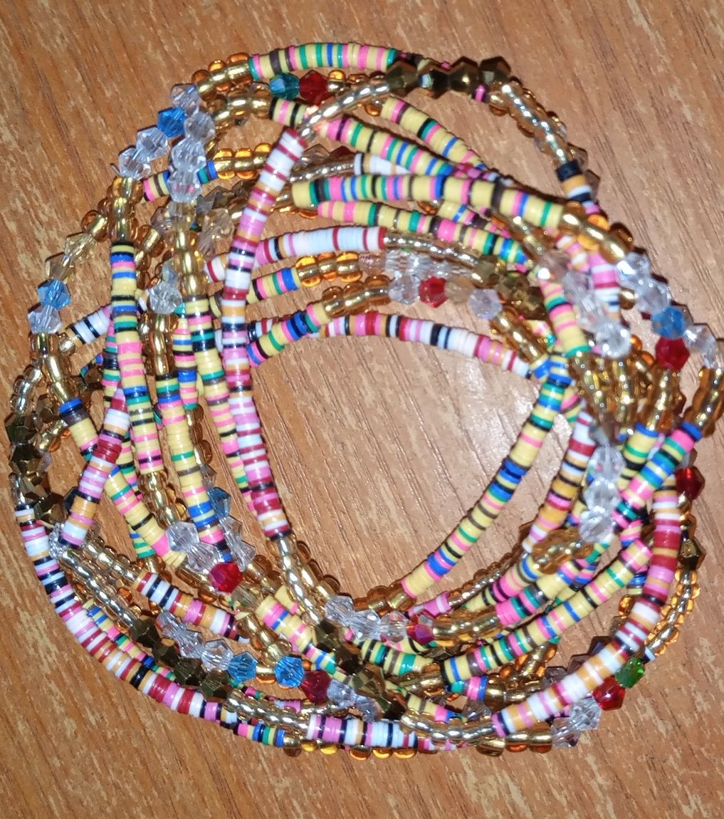 Turkish Fortified African Caribbean Multicolour Sexy Waist Bead