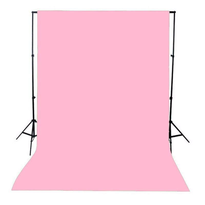 4m*1.5m Photography Screen Cotton Muslin Studio Photo Backdrop Background Stand Pink