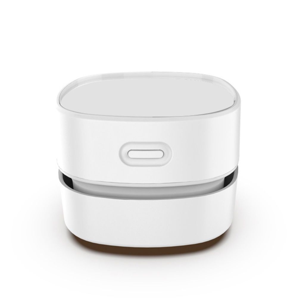 Mini Portable Desktop Table Keyboard Vacuum Cleaner-White
