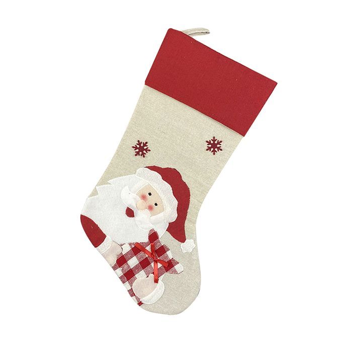 Snowman Deer Penguin Santa Claus Christmas Tree Stocking-