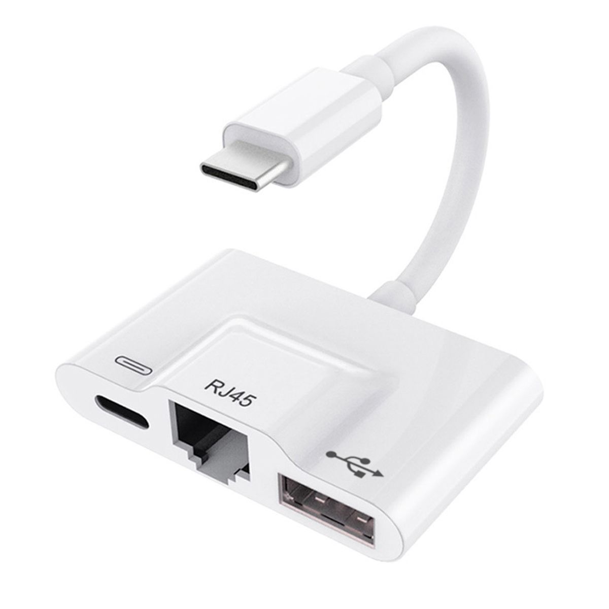 Ethernet Adapter Stable Transmission Fast Speed ABS 3 In 1