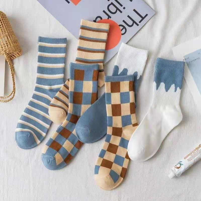Men's And Women's Long Socks-097 Middle Tube/10 Pairs