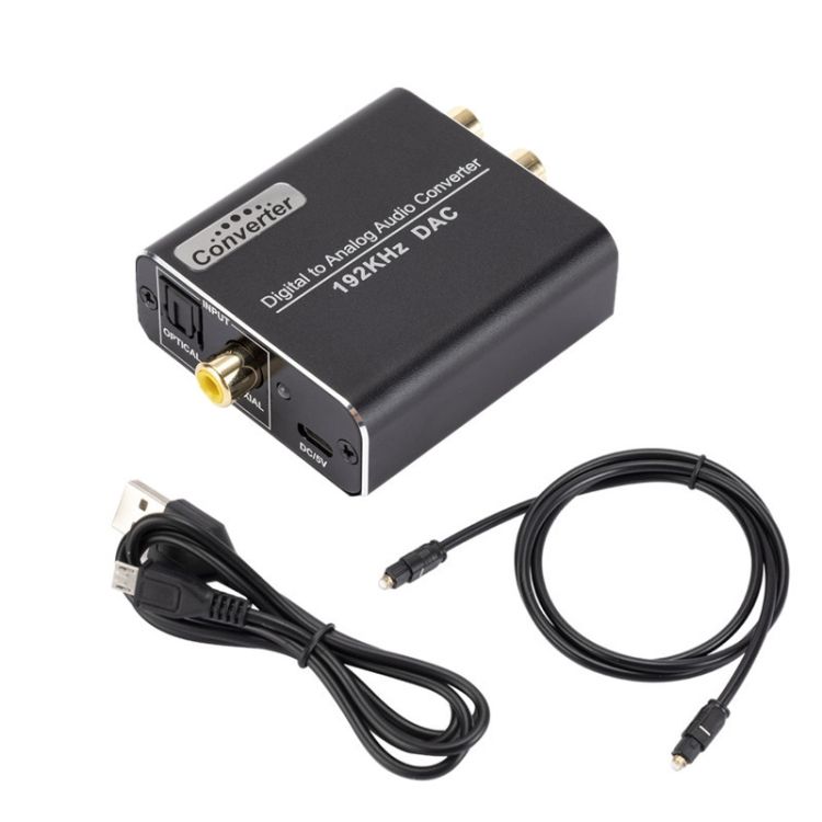 Converter Host+USB Cable+Fiber Optic Cable