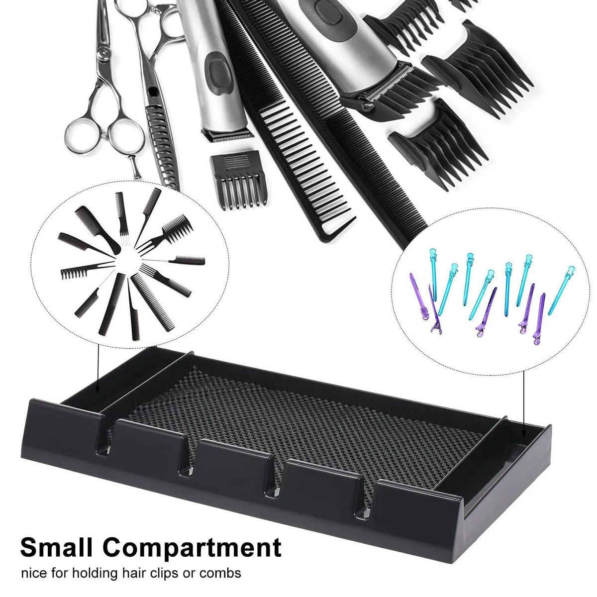 ABS Hair Clipper Holder Barber Clipper Holder Tray Salon Clippers Organizer Hair Trimmer Holder Hairdresser Stylists Barber Tool