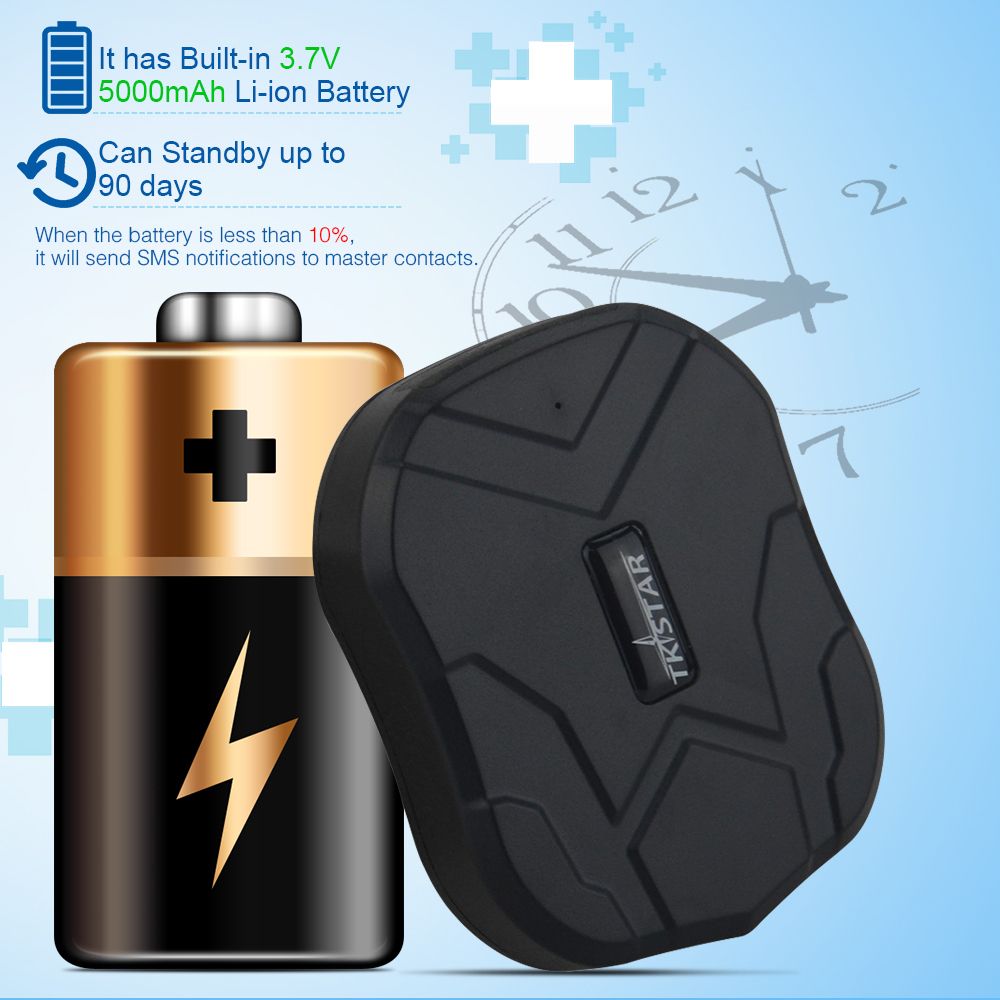 Smart  Wireless Car Mobile Tracker - Waterproof - Online App