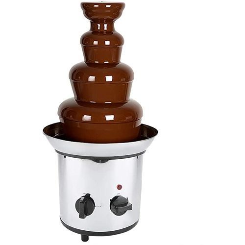 Electric Chocolate Home Fondue Fountain Stainless Steel Chocolate Machine