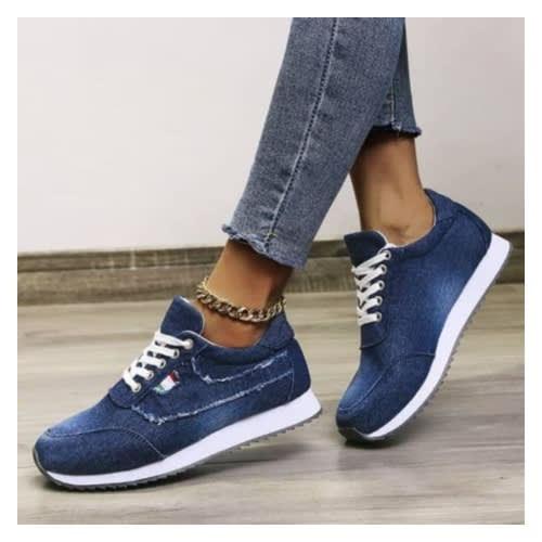 Jeans Sneakers - Blue