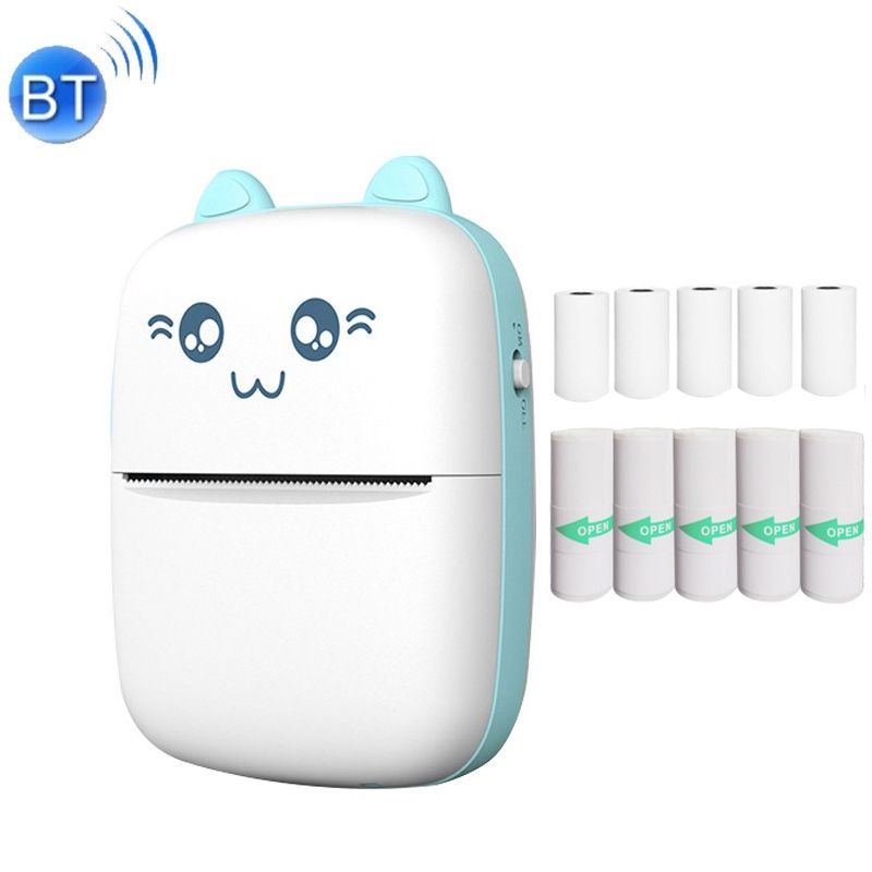 Thermal Printer With 5 Papers & 5 Sticker Papers