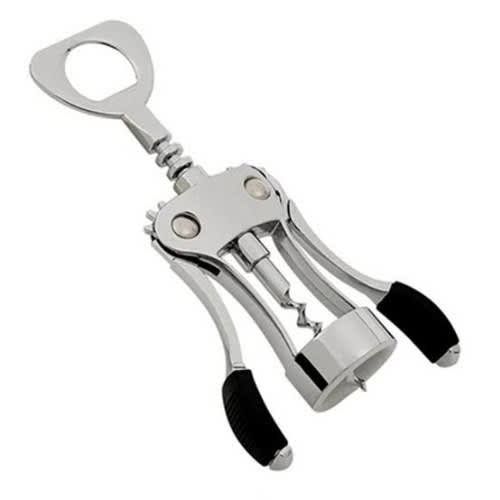 Silver Wine Cork Screw Opener