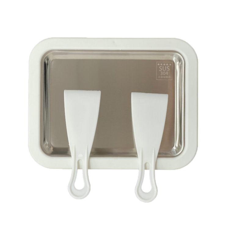 Fried Yogurt Machine Stainless Steel White 22.5x17.5cm