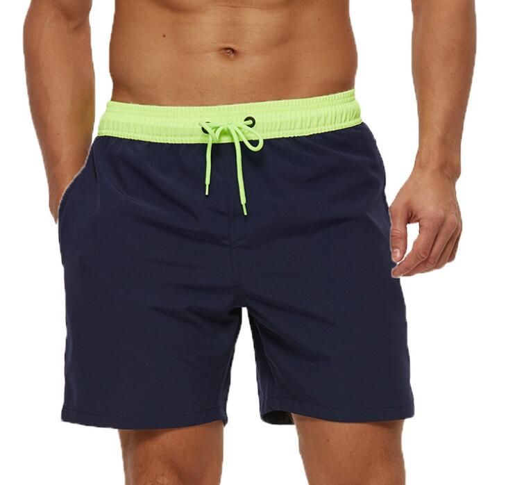 Man Beachwear Elastic Wais Waterproof Board Men's Beach Shorts Pants Suits Bath