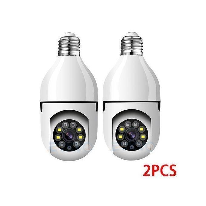 Solar 2MP PTZ Wifi IP Mini Camera Smart CCTV LED IR Light