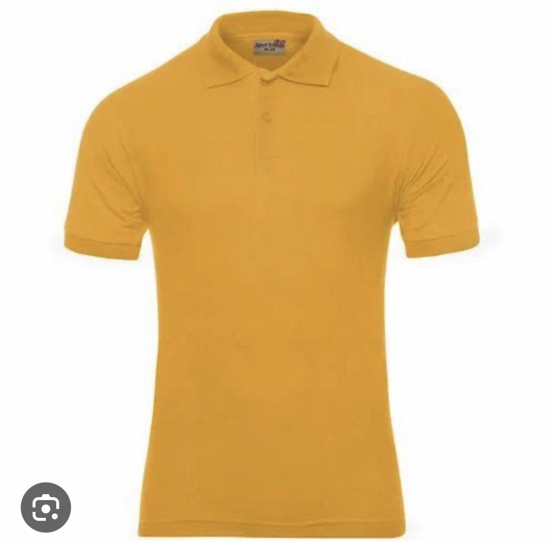 Men's Yellow   Classy Collar Neck Polo