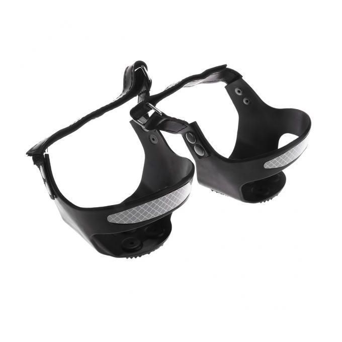 2x Reflective Ice Snow Climbing Shoes Cover Heel Spikes Grips Crampons