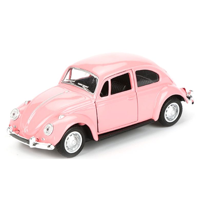 Vintage Beetle Diecast Pull Back Car Model Toy For Children