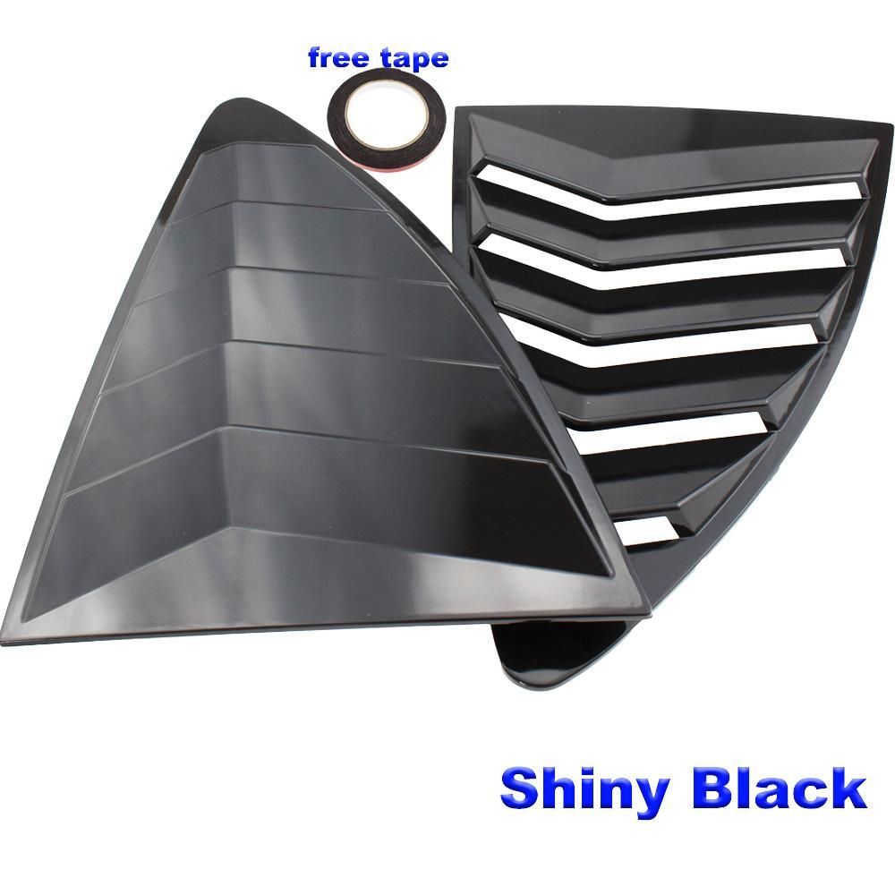2 pcs/set Rear Quarter Window Louvers Spoiler Panel for Scion FRS for Subaru BRZ for Toyota 86 GT86 2013-2020 ABS Stickers