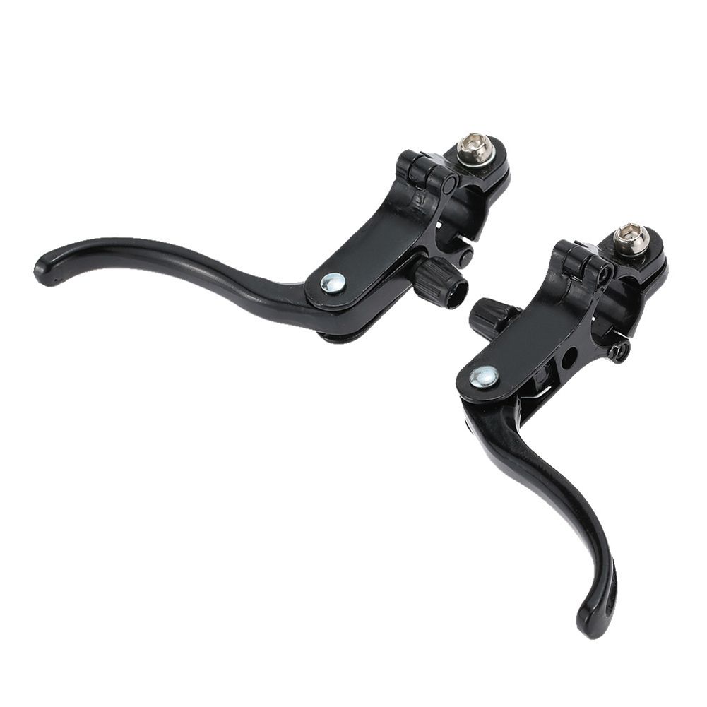 1 Pair Aluminium Alloy Mountain Road Bicycle Bike-Black