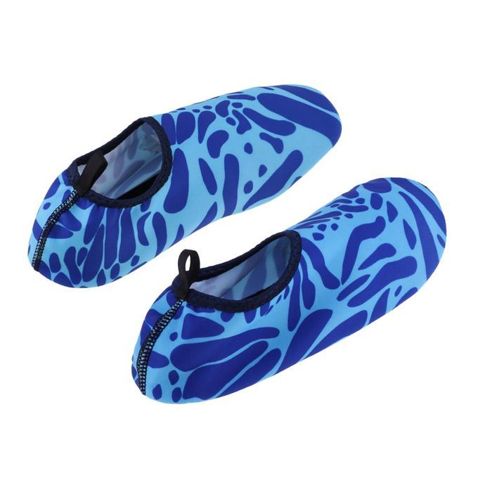 Sports Unisex Barefoot Water Skin Shoes  Socks Beach Blue XS 32-33