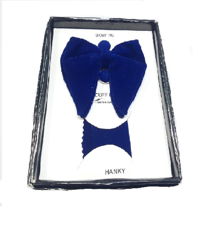 Men's Exclusive Quality Adjustable Bow Tie - Blue