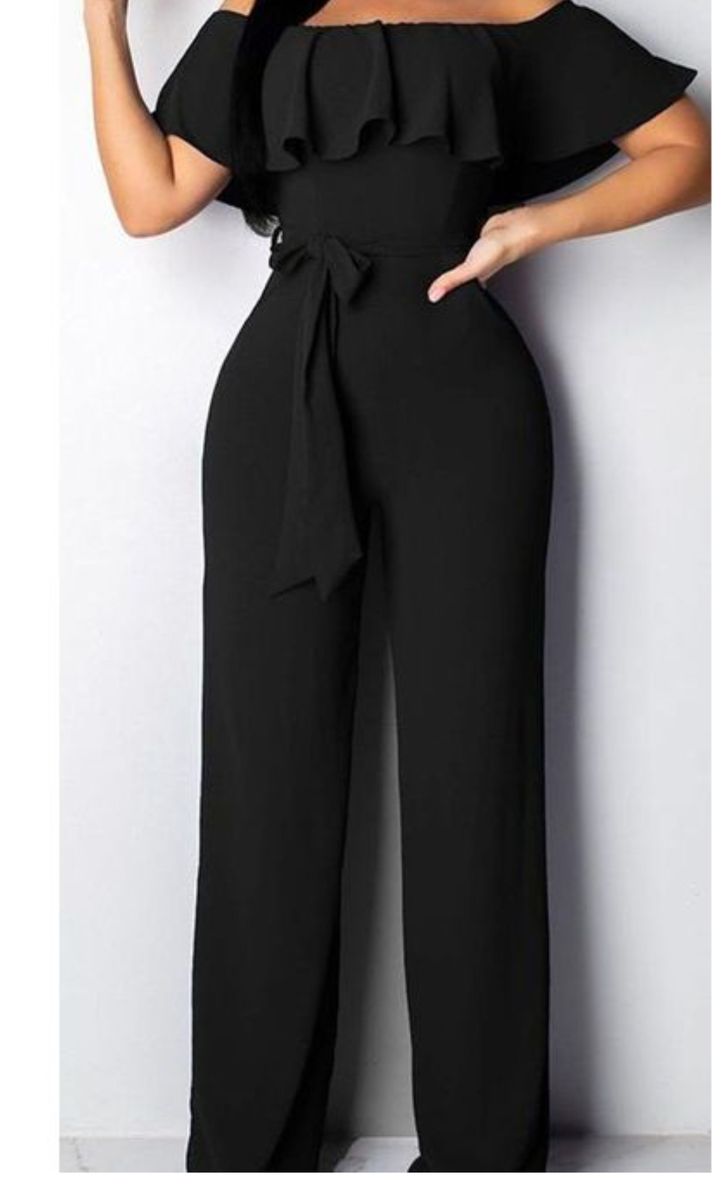 Sucess Black Sexy  Jump Suit