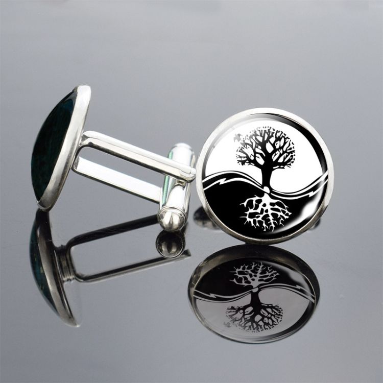 5 Pairs Tree Of Life Cufflinks