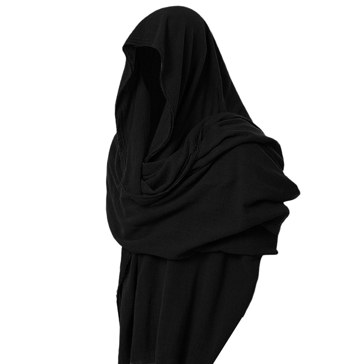 Men Shawl Men Hood Cloak Pirate Cosplay Black