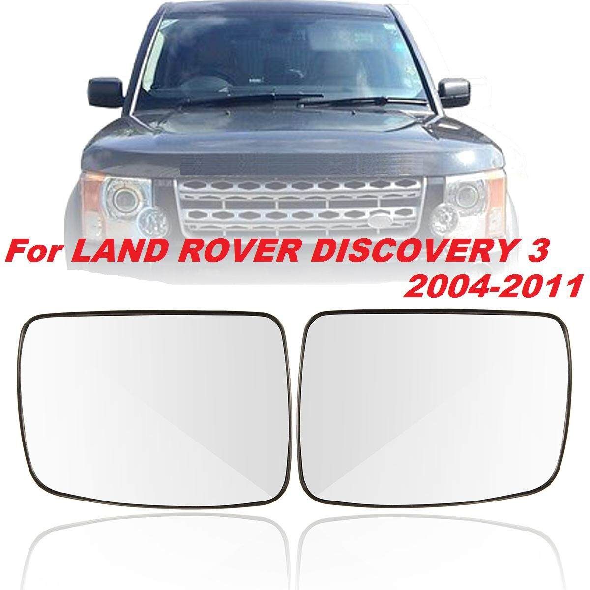 Pair Door Wing Mirror Glasses L+R Side For Land Rover Discovery LR2 LR3 LR017067