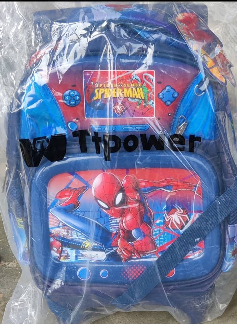 3 SET TROLLEY SPIDERMAN SCHOOL BAG (SMALL SIZE)