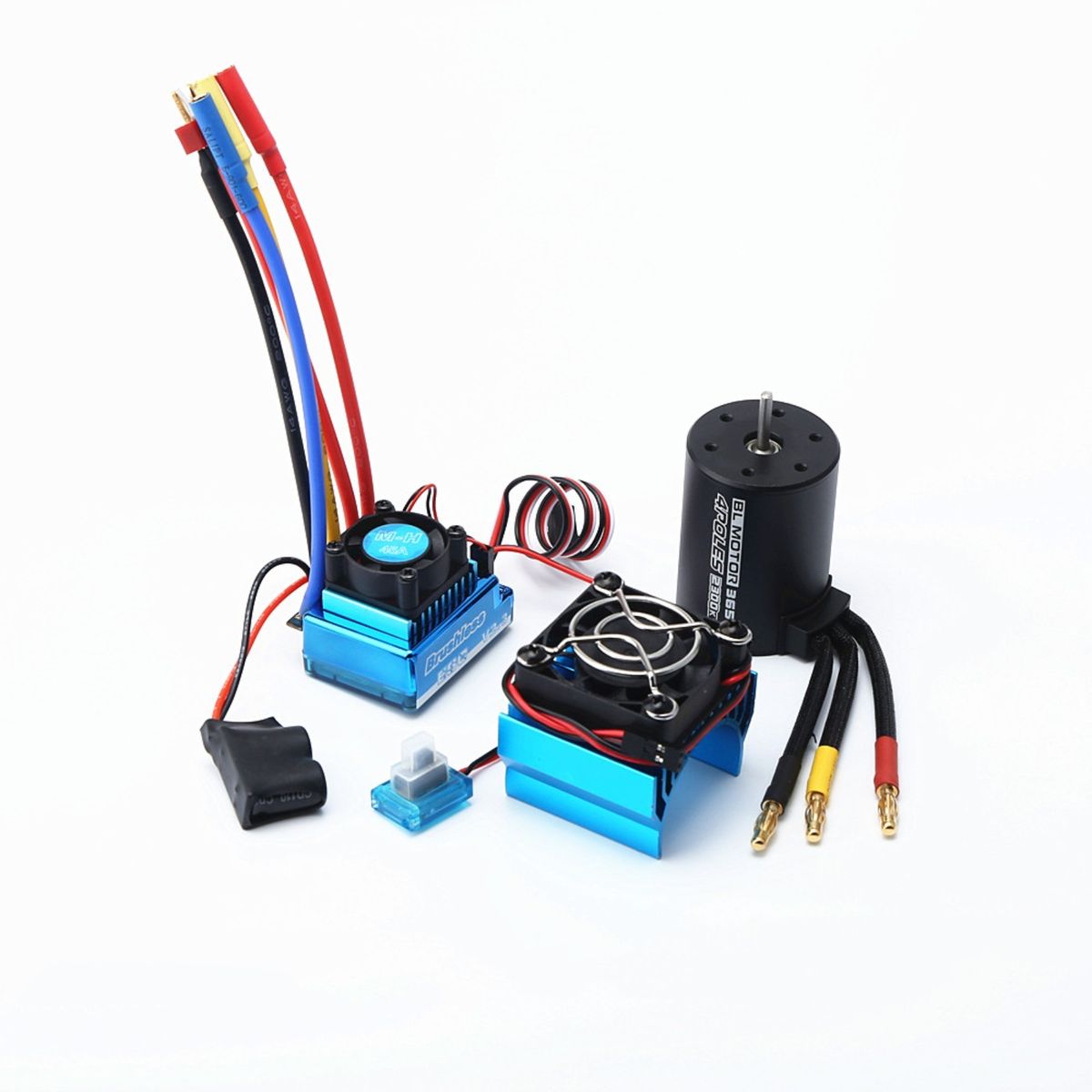 3650 2300KV Brushless Motor   With 120A ESC   Heat Sink