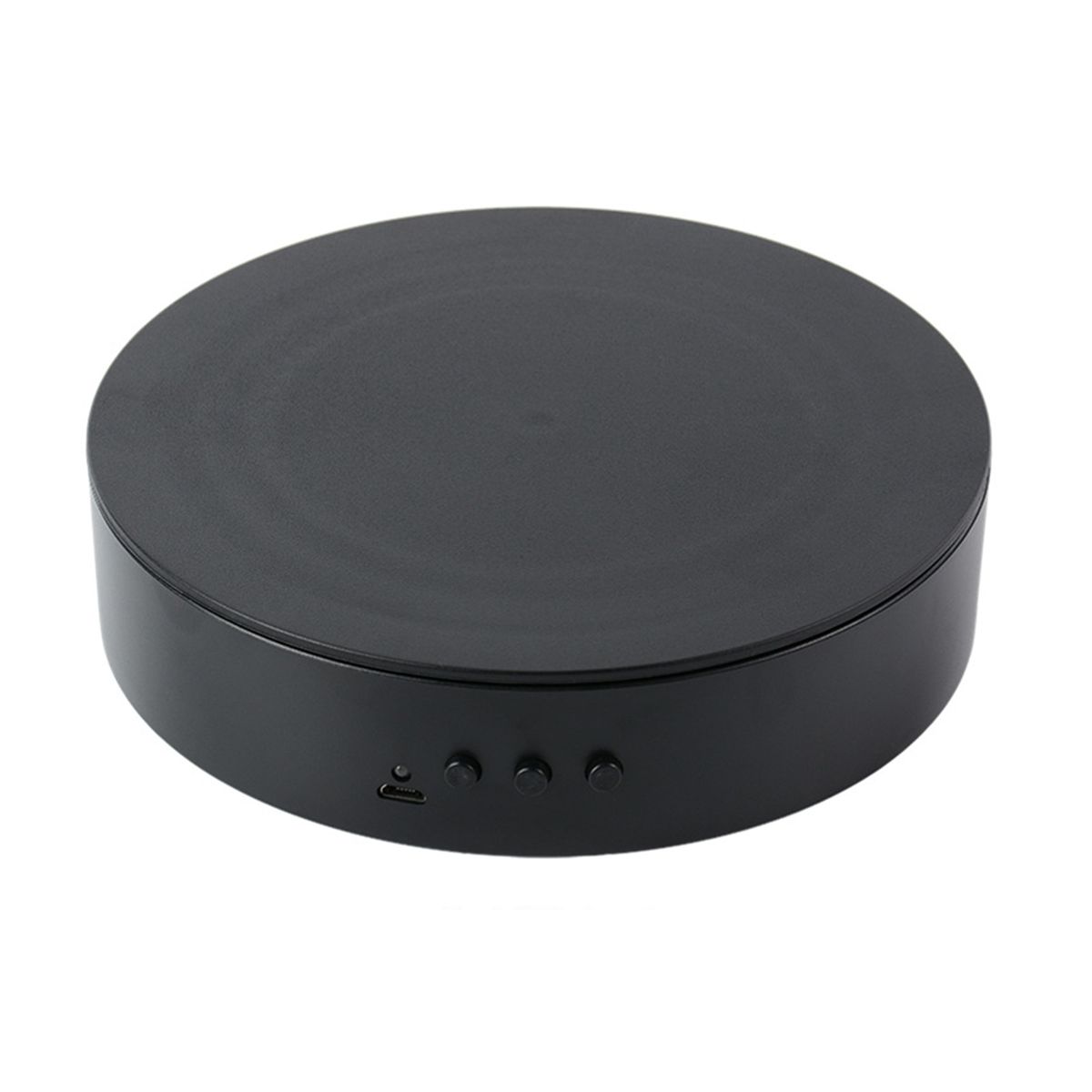Rotating Display Holder Electric Rotating Turntable Jewelry Holder Black