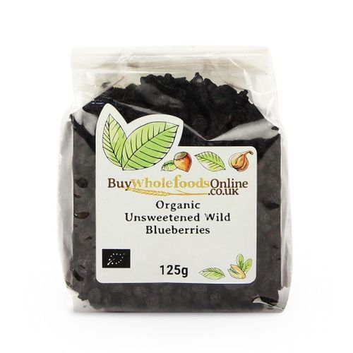 Organic Blueberries Unsweetened (Bilberries) 125g