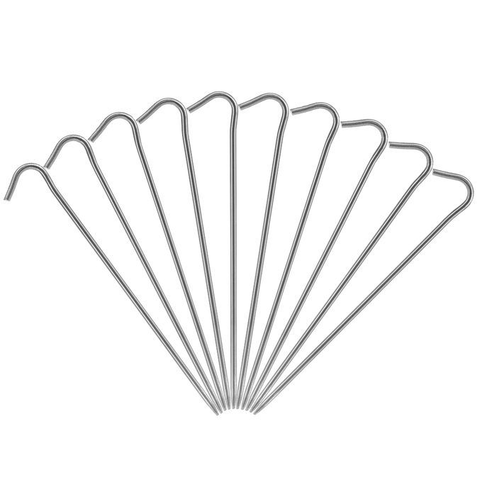 6pcs/10pcs Titanium Tent Pegs Titanium Tent Nails Outdoor-10