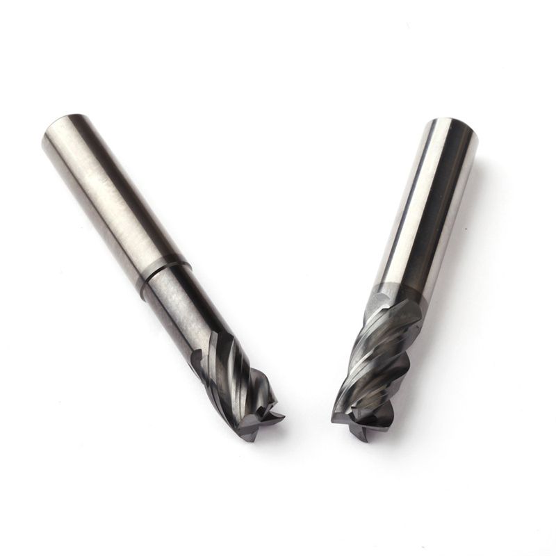 GCP435 080 D 25 070 C020 X 4 Flutes Carbide Milling Cutter End Mills For Cnc Maching Metalworking Alloy Coating