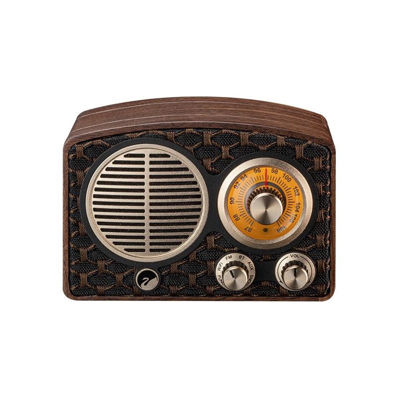 MT1-Mini Log Wireless Portable Bluetooth FM Radio Active Speaker