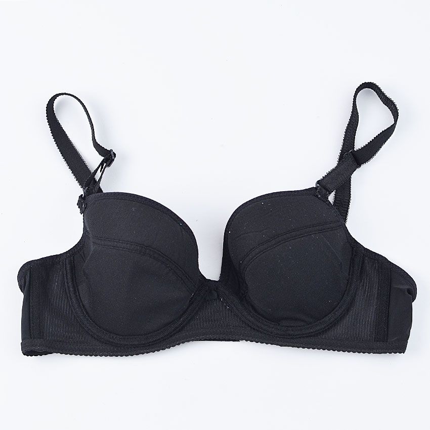 Chuns Women Black Lace Embroidered Sexy Brassiere