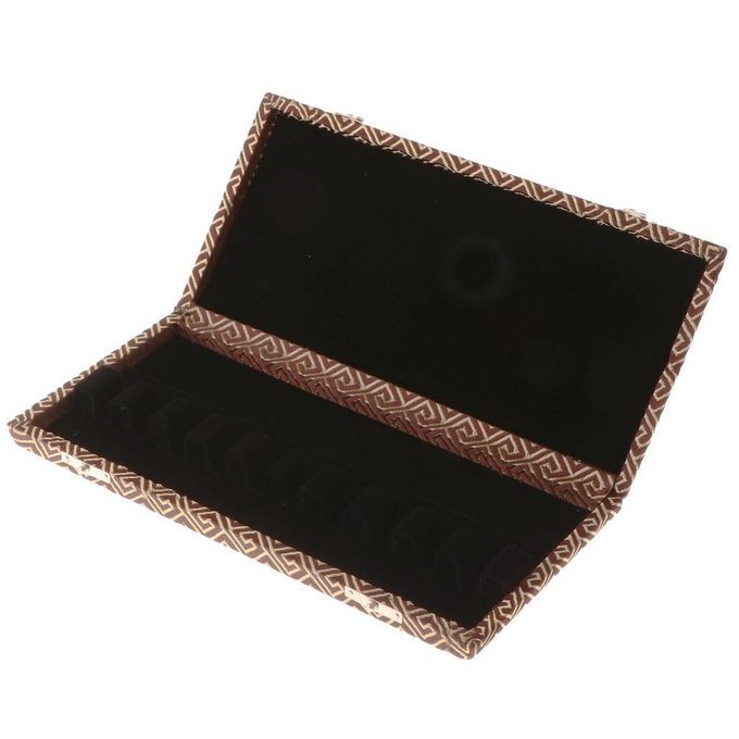 1 Piece Wooden Bassoon Reed Case Box Holder For 10 Reed Storage