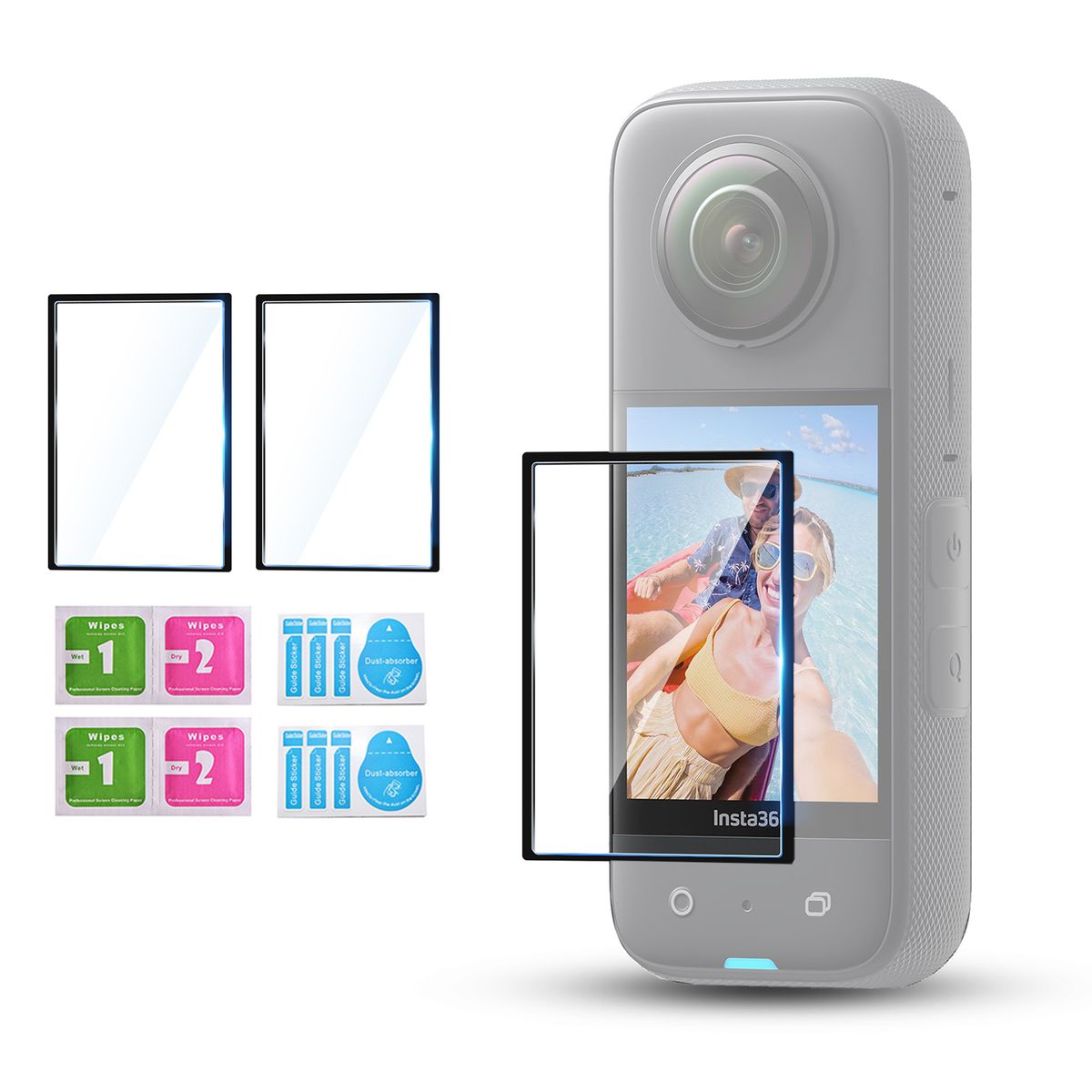 2Pcs Camera Screen Protector For Insta360 X3 Screen