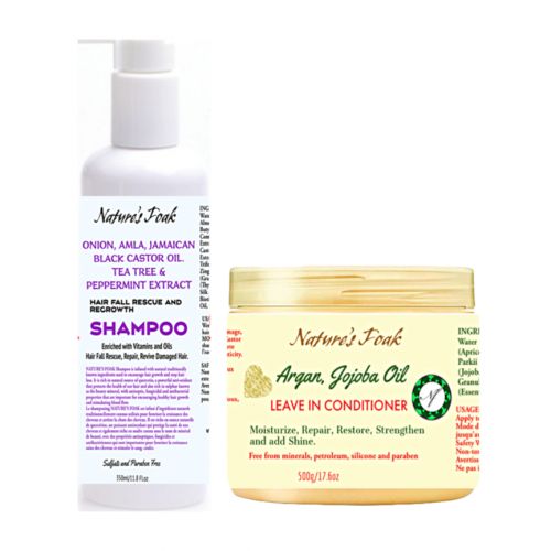 Sulphate Free Shampoo And Leave In Conditioning Cream