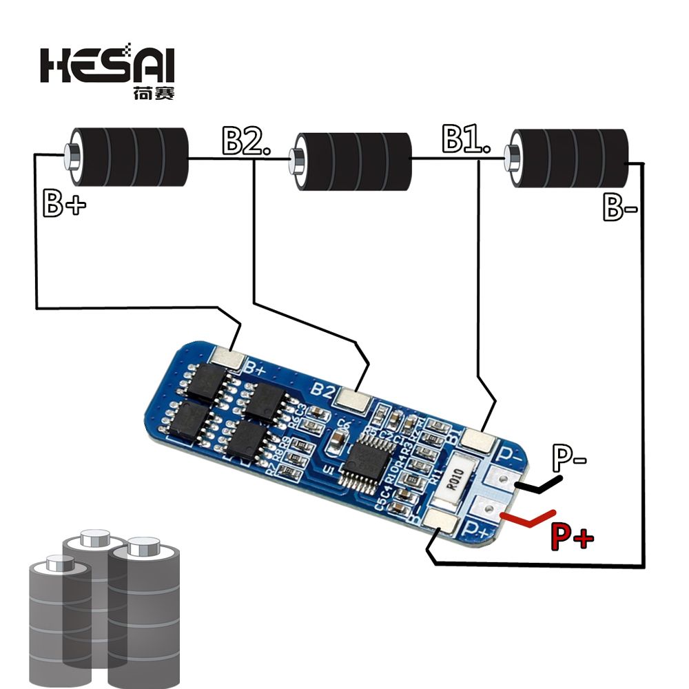 3S 10A 12V Lithium Battery Charger Protection Board Module For 3PCS 18650 Li-Ion Battery Cell Charging BMS 10.8V 11.1V 12.6V