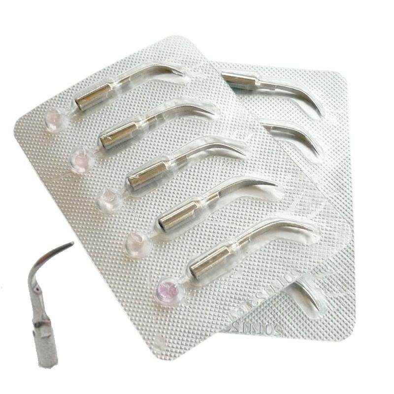 5pcs Disposable Ultrasonic Dental Scaler Tips Tooth Stains Remover Cleaning Dental Tools Universal For Most Machines Pointed Shape