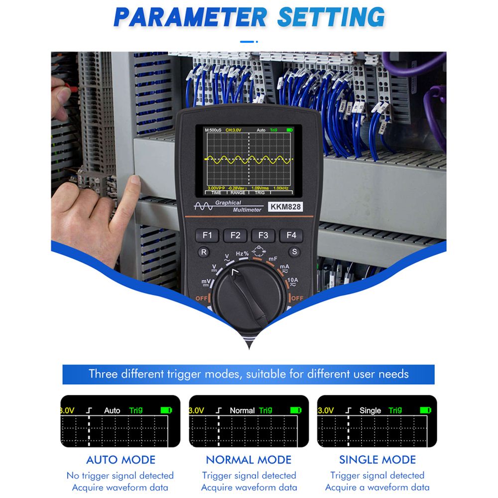 Kkm828 Intelligent Graphical Digital Oscilloscope