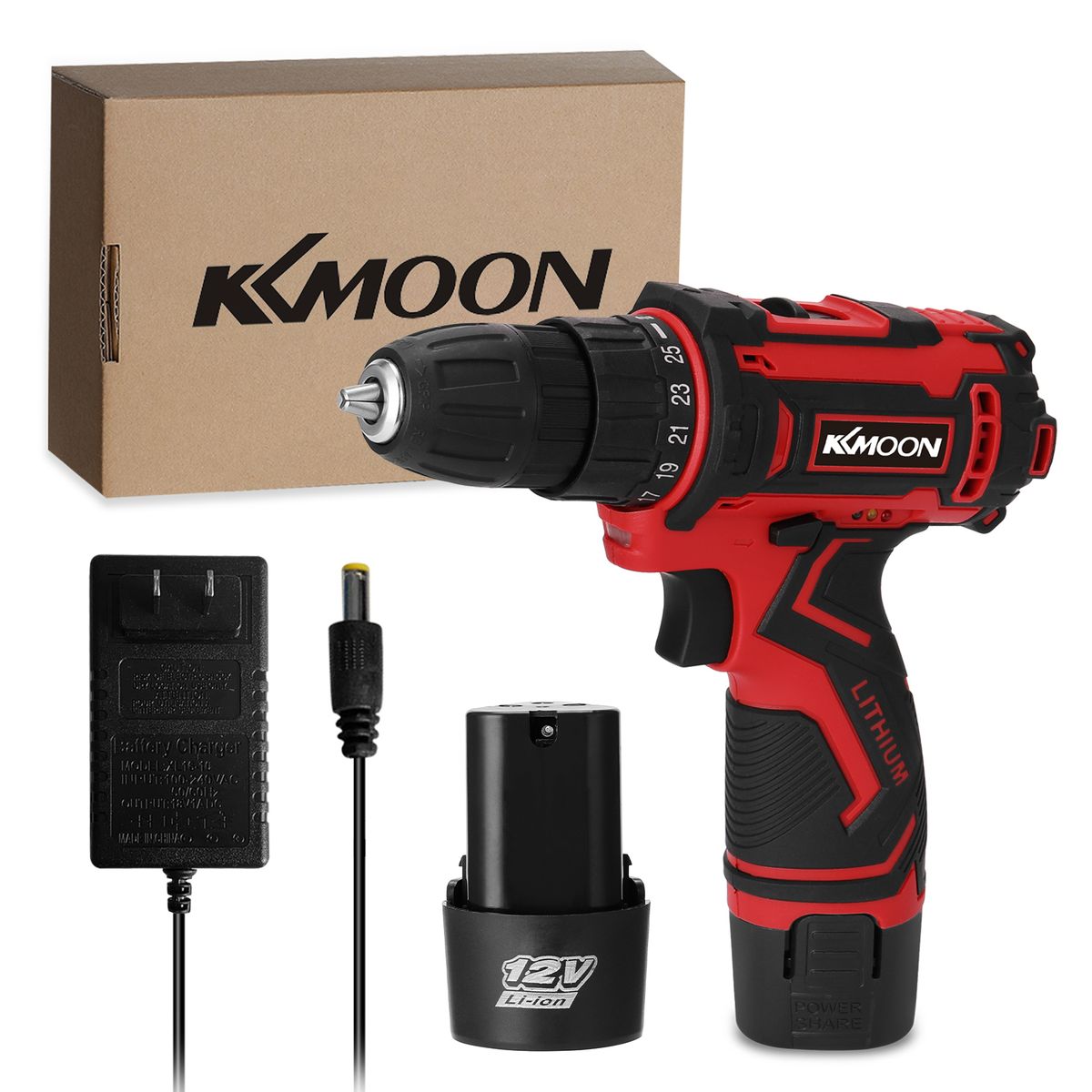 12-Voltage Multifunctional Electric Cordless Drill