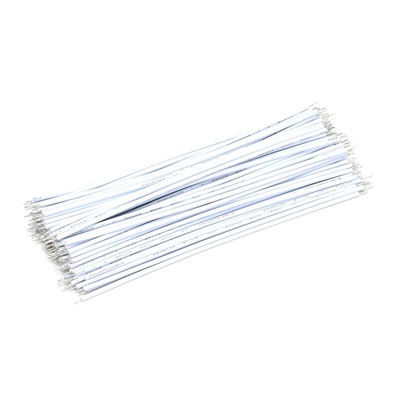 100pcsLot Tin-Plated Breadboard Cable Wire 150mm 24AWG For