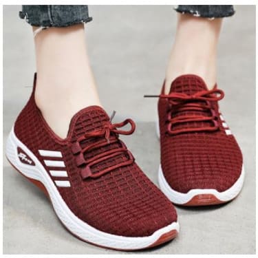 Ladies Sneakers - Wine
