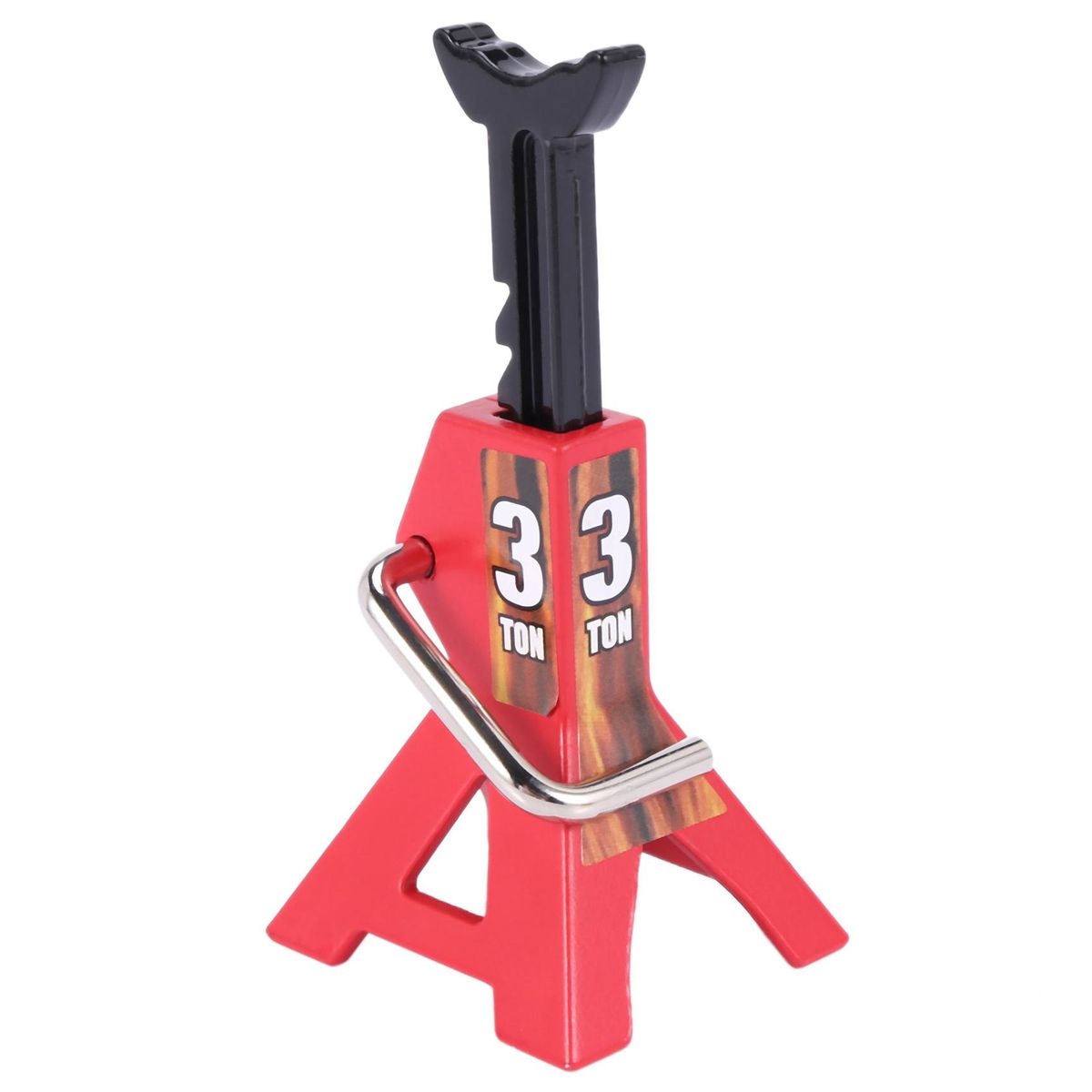 1Pcs RC Cars Metal 3/6 Ton Scale Jack Stands Height Adjustable Tool for 1/10 RC Crawler Truck Car Trx4 Axial SCX10,3 Ton
