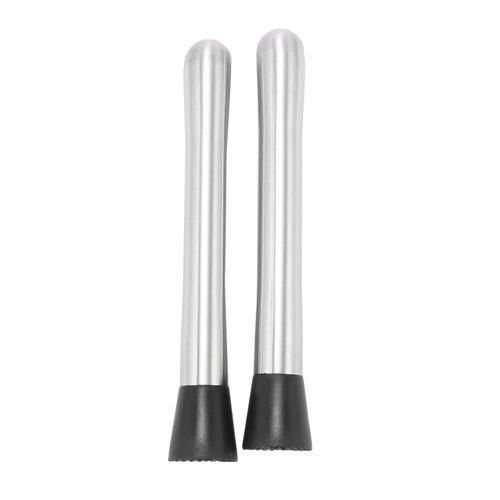 2PCS Muddler Bar Tool & Stainless Steel Cocktail